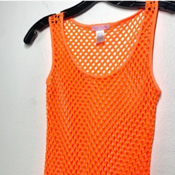 Sexy See-Through Swimsuit Cover-Up - Hollow Out Long Dress, Sleeveless - Picture 5 of 5